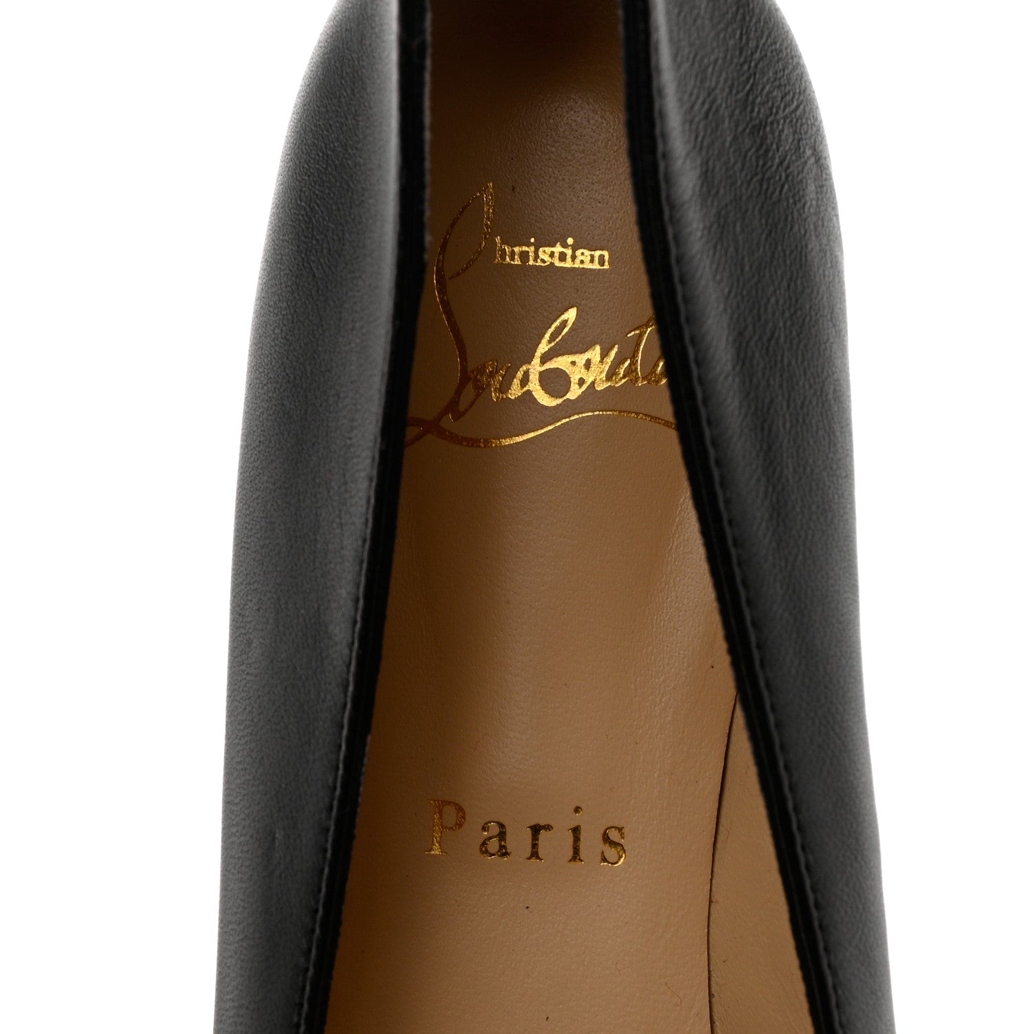 Christian Louboutin Nappa Miss Constella Flats 38.5 Black 6 of 8