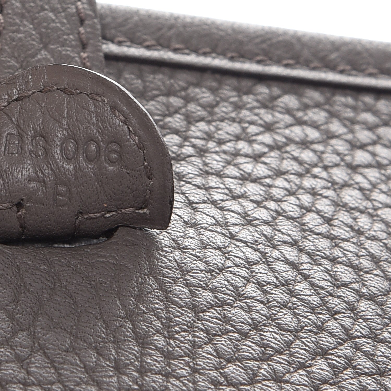 Hermes Taurillon Clemence Amazone Evelyne TPM Etain Cuivre 7 of 7
