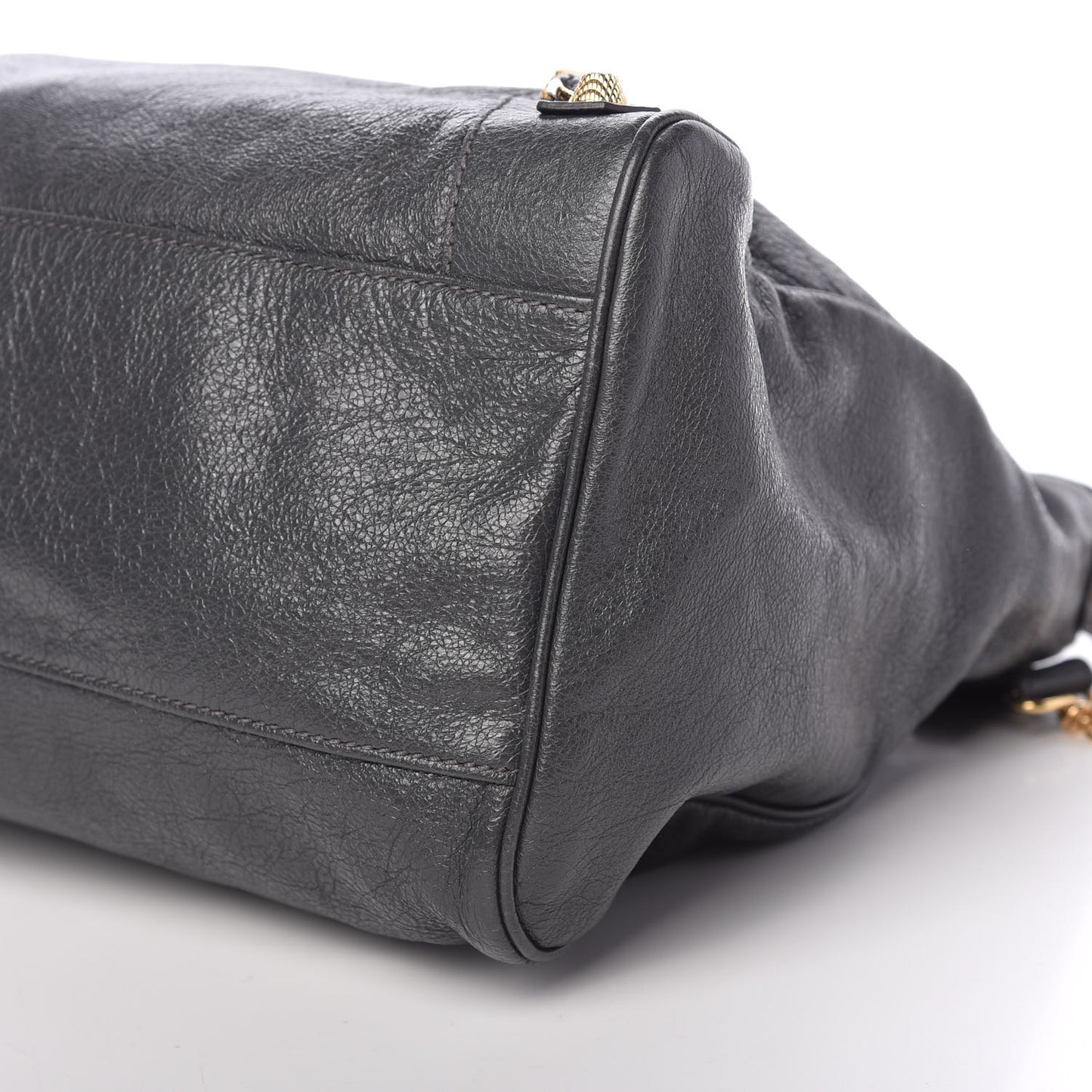 Agneau Giant 12 Gold Hardware Velo Gris Fossile Anthracite
