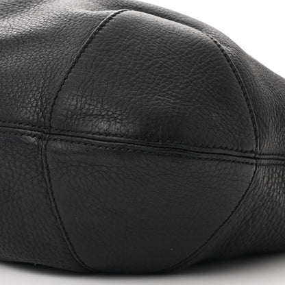 Gucci Pebbled Calfskin Medium Soho Chain Hobo Black 10 of 12