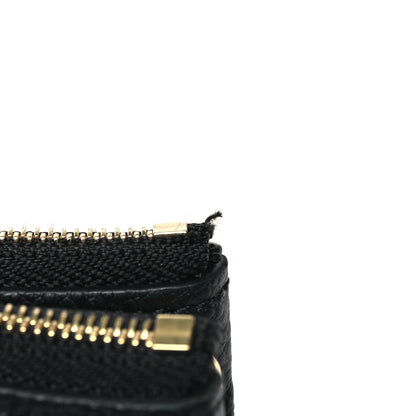 Louis Vuitton Empreinte Double Zip Pochette Black 11 of 12