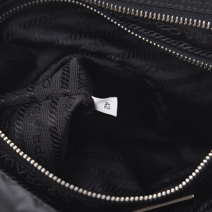 Prada Nylon Vela Messenger Bag Black 6 of 9