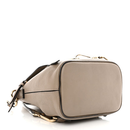 Chloe Suede Calfskin Mini Faye Backpack Motty Grey 4 of 9