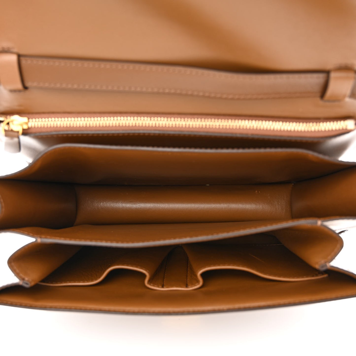 Box Calfskin Medium Classic Box Flap Bag Camel
