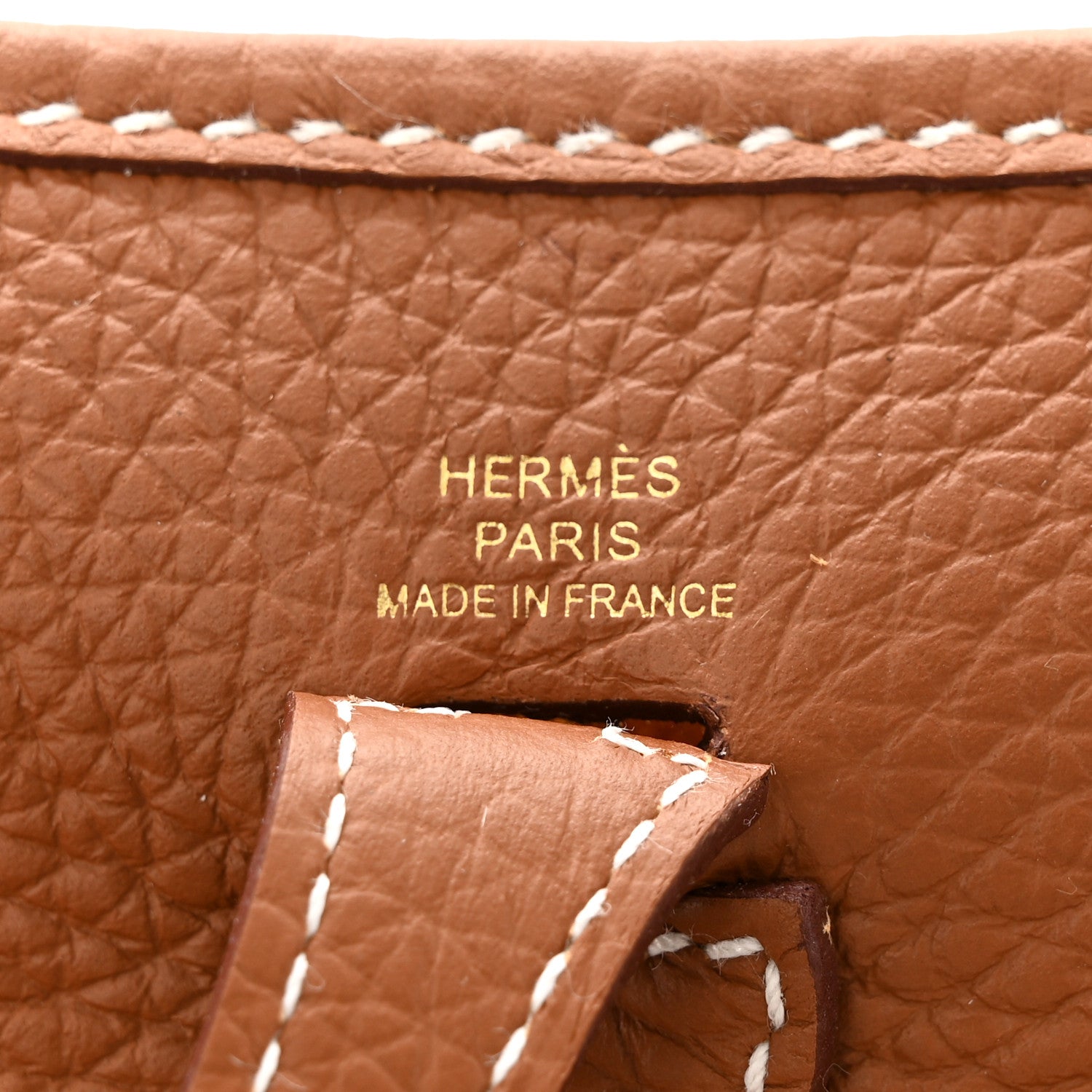 Hermes Taurillon Clemence Evelyne TPM Gold 6 of 11