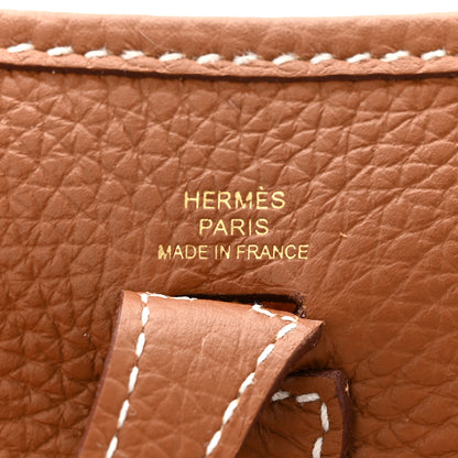 Hermes Taurillon Clemence Evelyne TPM Gold 6 of 11