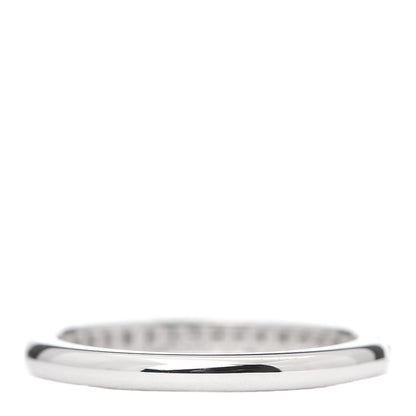 Tiffany Platinum Diamond .17ctw Soleste Half Eternity Band Ring 49 5 3 of 4