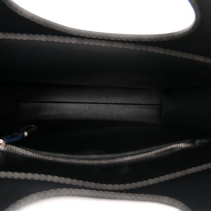 Burberry Smooth Calfskin Topstitched Mini Pocket Bag Black 5 of 9