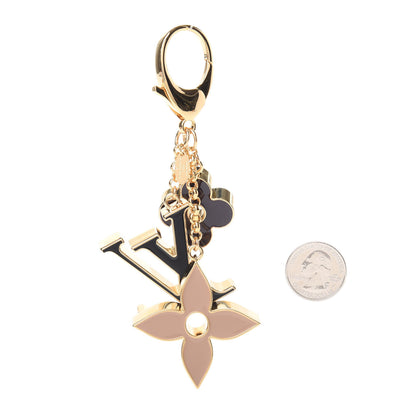 Louis Vuitton Fleur De Monogram Bag Charm Dore 2 of 5