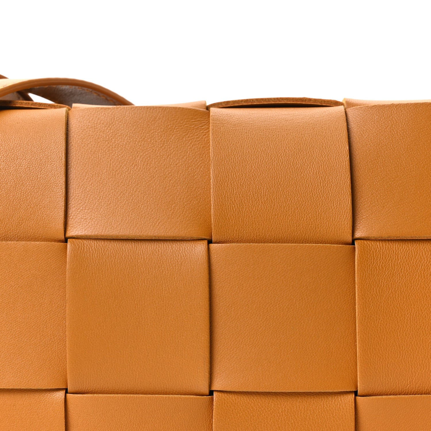Bottega Veneta Lambskin Maxi Intrecciato Small Cassette Crossbody Bag Clay 8 of 10