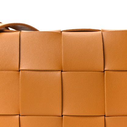 Bottega Veneta Lambskin Maxi Intrecciato Small Cassette Crossbody Bag Clay 8 of 10