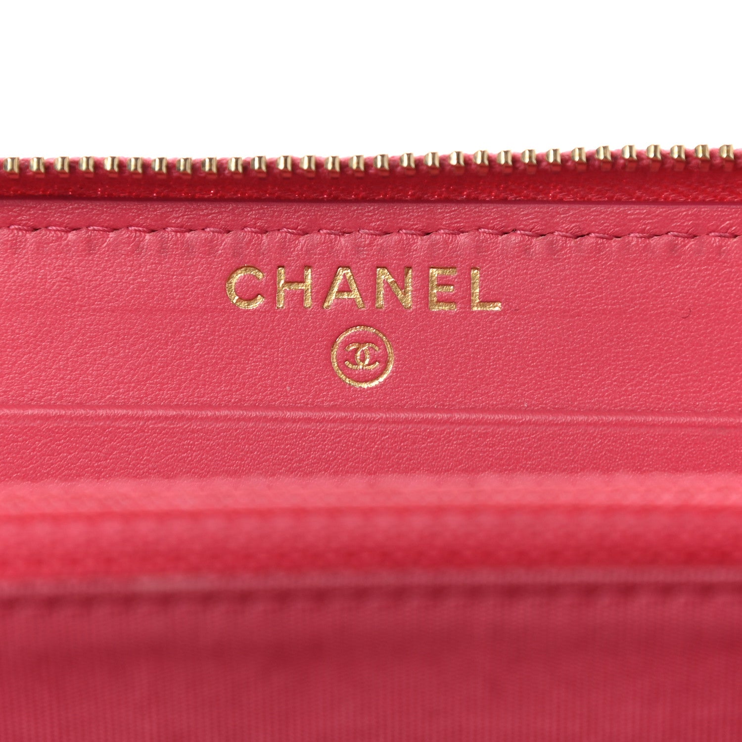 Chanel Caviar Quilted In & Out Zip Around Wallet Pink 5 of 7