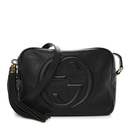 Gucci Pebbled Calfskin Small Soho Disco Bag Black 1 of 17