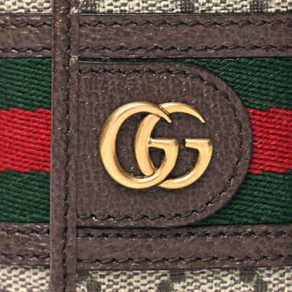 Gucci GG Supreme Monogram Web Ophidia 6 Key Holder Case Beige New Acero 8 of 11