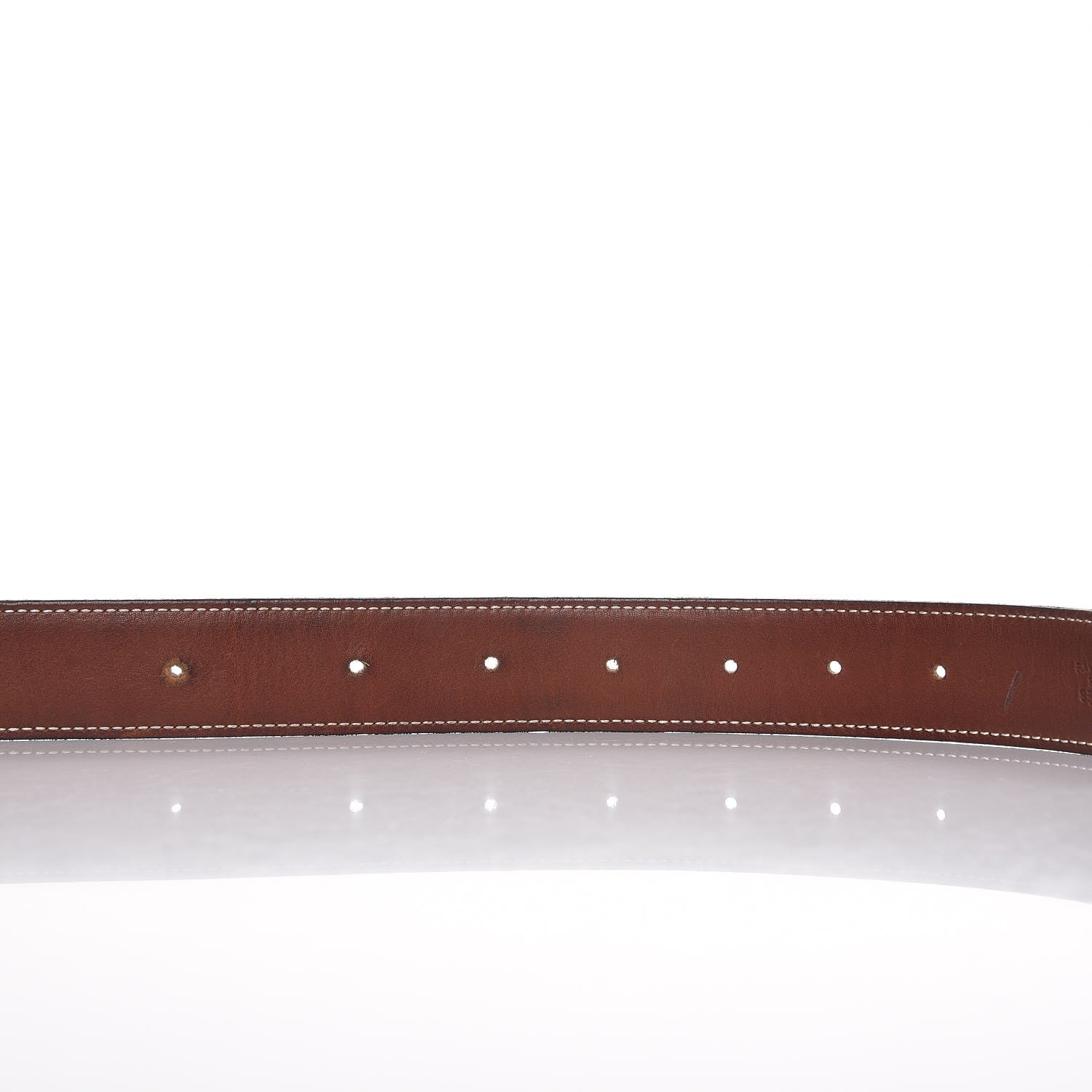 Hermes Box Barenia 32mm H Belt 95 Black Fauve 6 of 11