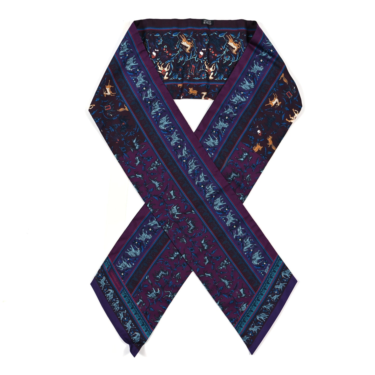 Silk Chasse En Inde Maxi Twilly