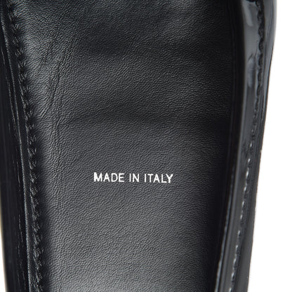 Louis Vuitton Patent Calfskin Oxford Loafers 36 Black 10 of 14