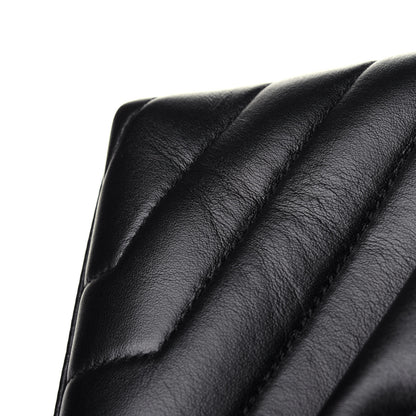 Saint Laurent Calfskin Y Quilted Monogram Small Loulou Chain Satchel Black 4 of 4