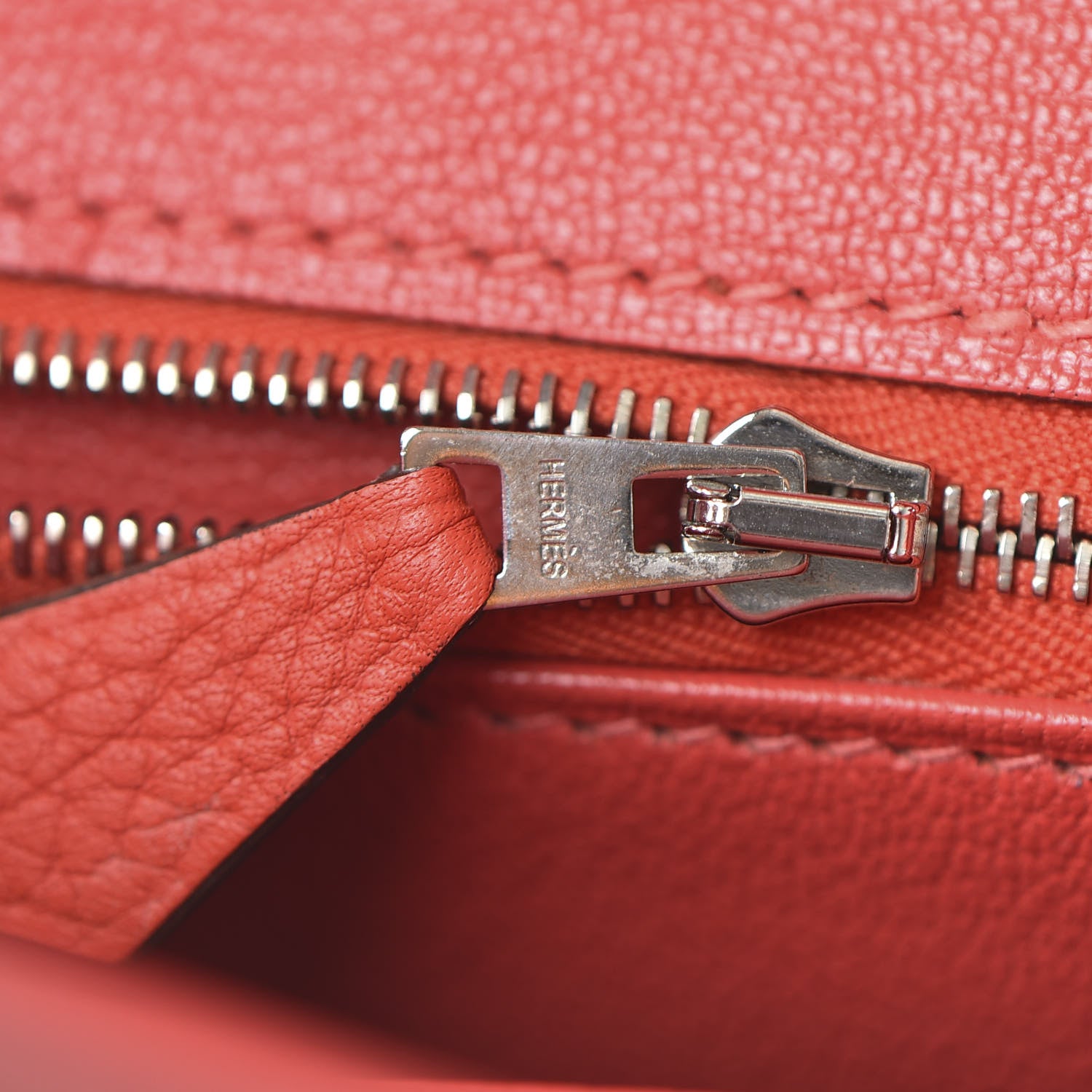 Hermes Taurillon Clemence Birkin 30 Rouge Pivoine 19 of 33