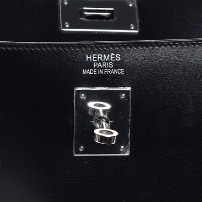 Hermes Box Kelly Retourne 40 Black 20 of 38