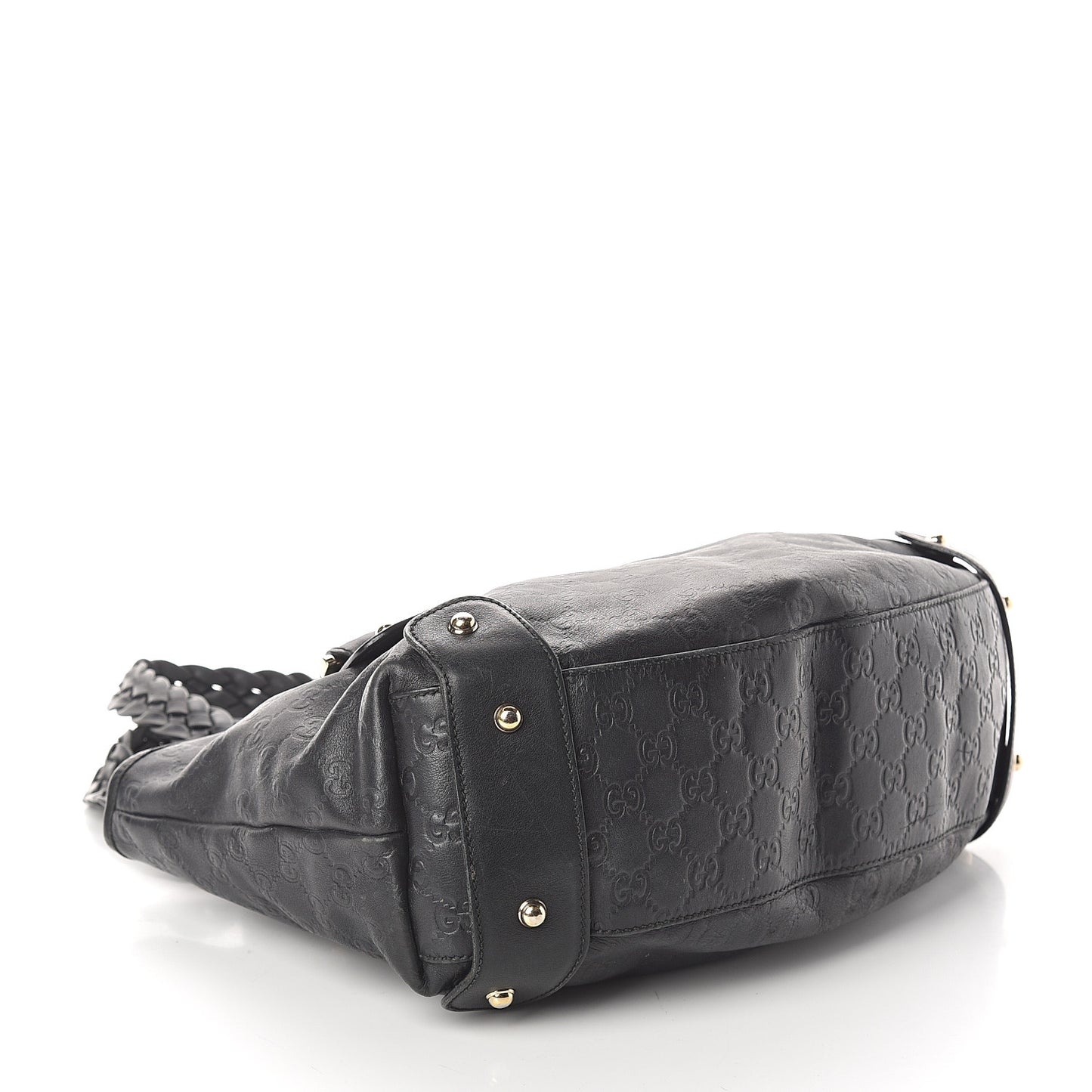 Guccissima Small Pelham Shoulder Bag Black