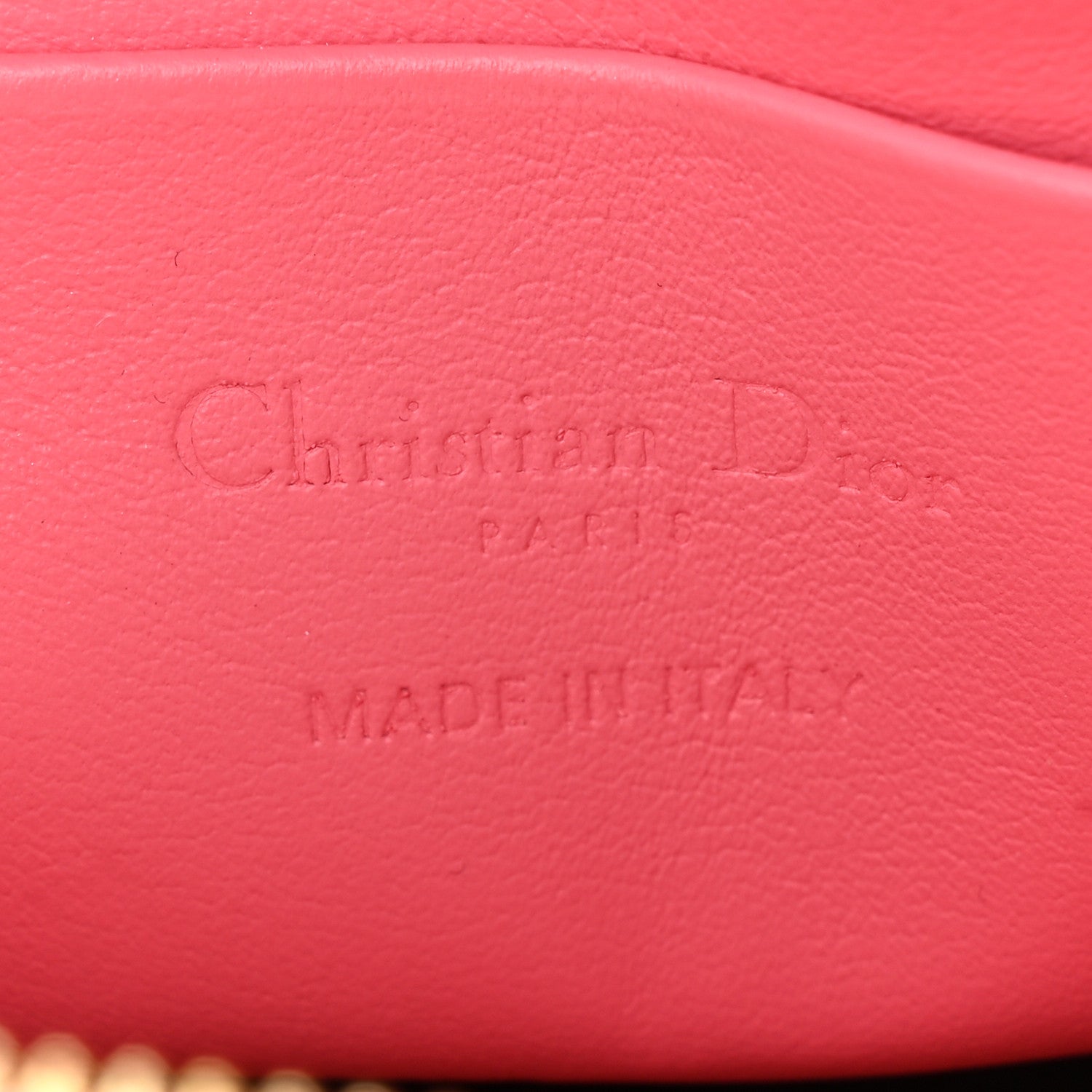 Christian Dior Patent Cannage Lady Dior Phone Holder Pink 6 of 11