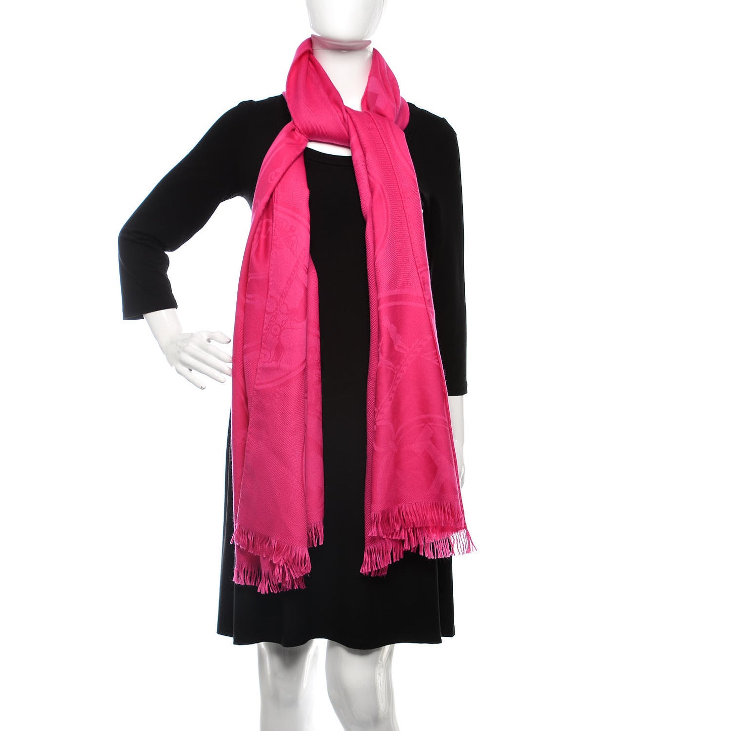 Cashmere Silk New Libris Stole Rose Indien