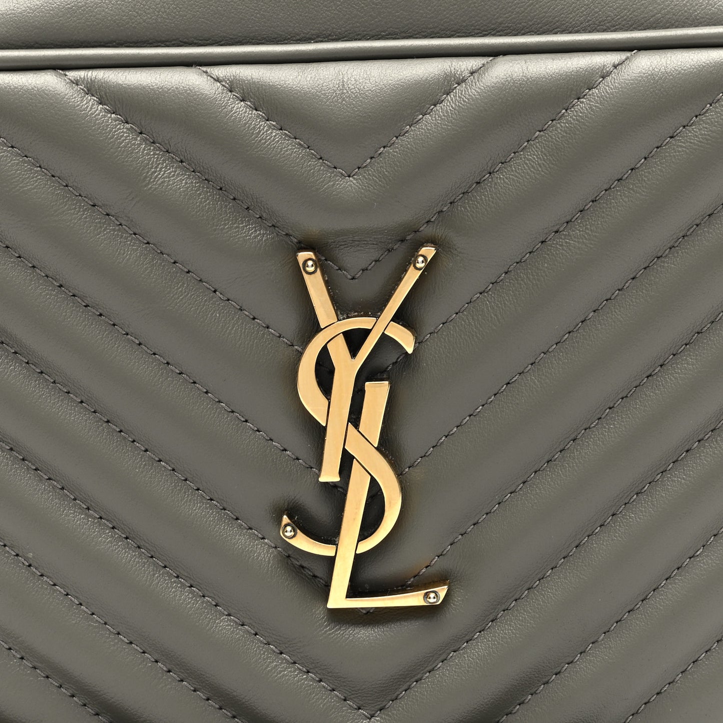 Calfskin Matelasse Monogram Lou Camera Bag Fog