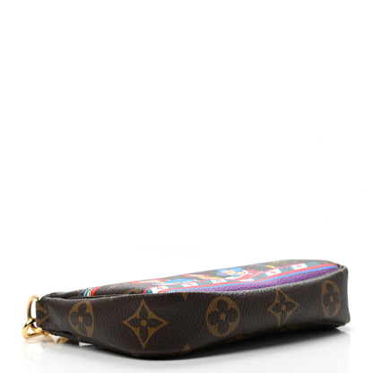 Louis Vuitton Monogram 2020 Christmas Animation Bumper Cars Mini Pochette Accessories Coquelicot 4 of 7