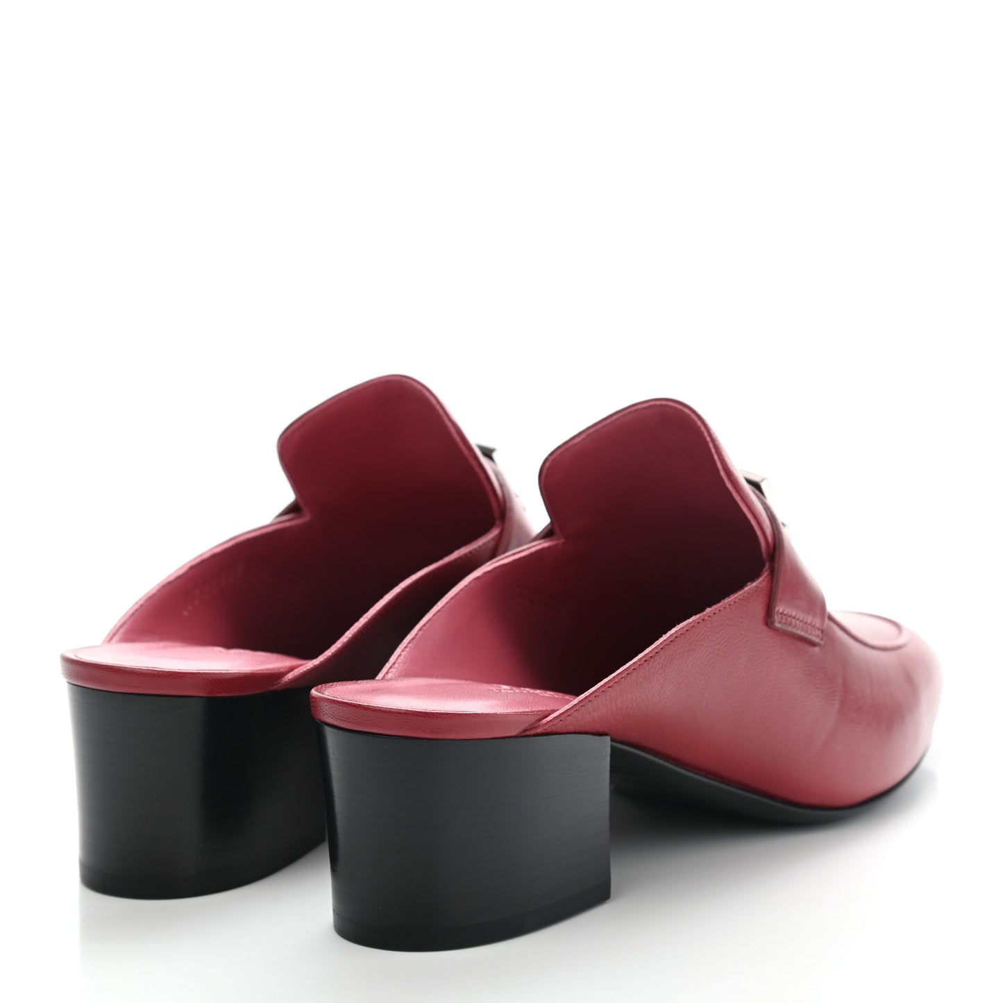 Goatskin Paradis Mules 37.5 Rouge Tibetain