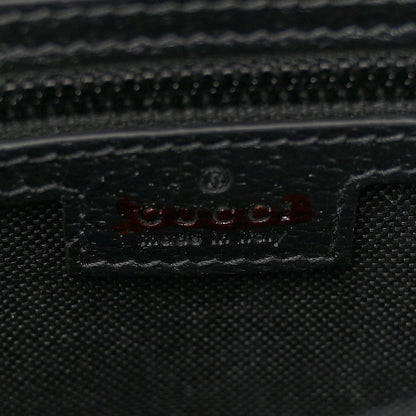 Gucci Textured Dollar Calfskin Web Monochrome Large Diana Tote Bag Black 6 of 16