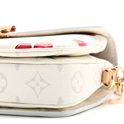 Louis Vuitton LV X TM Monogram Cerises Pochette Metis East West White 9 of 10
