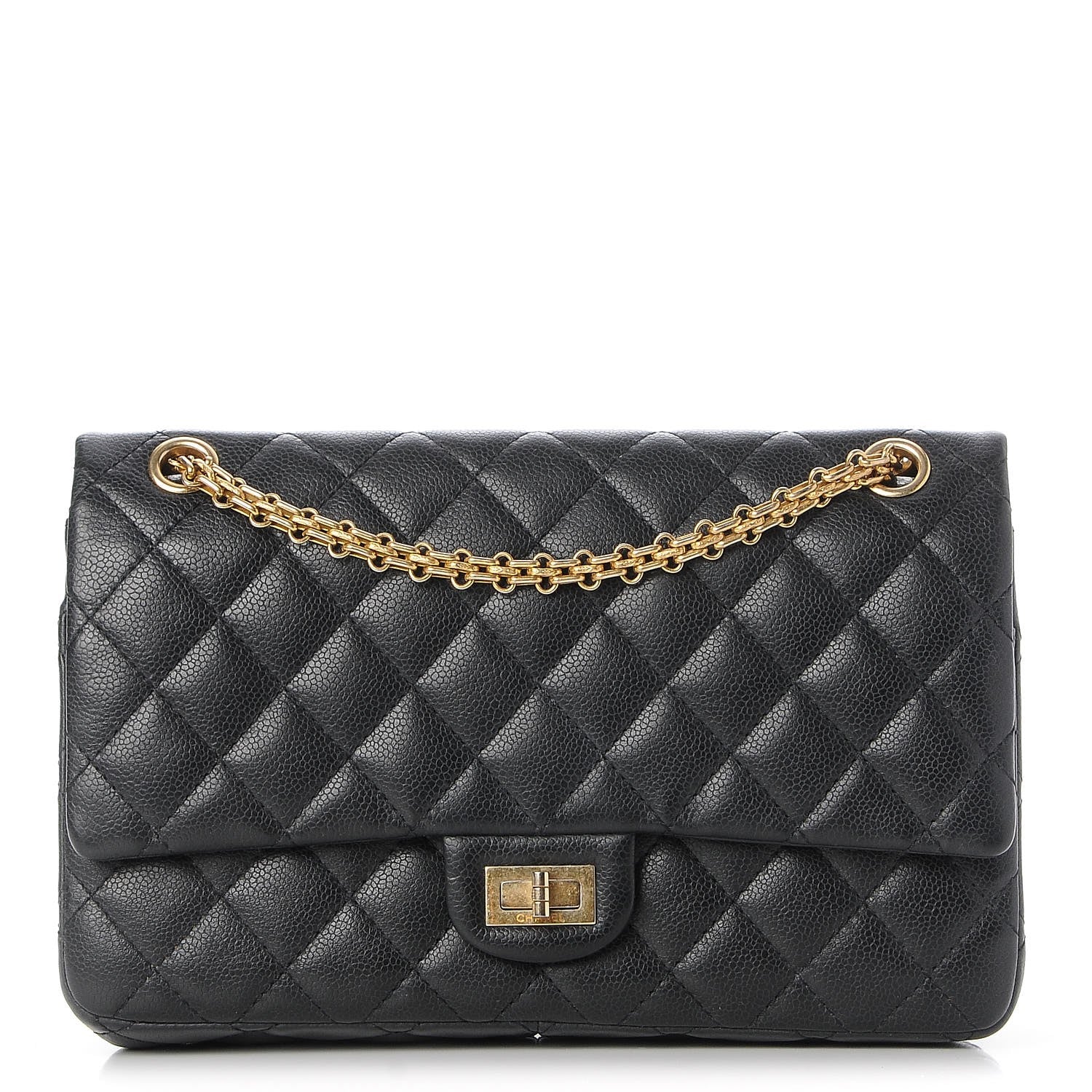 Chanel Caviar 2.55 Reissue 226 Flap Black 1 of 8