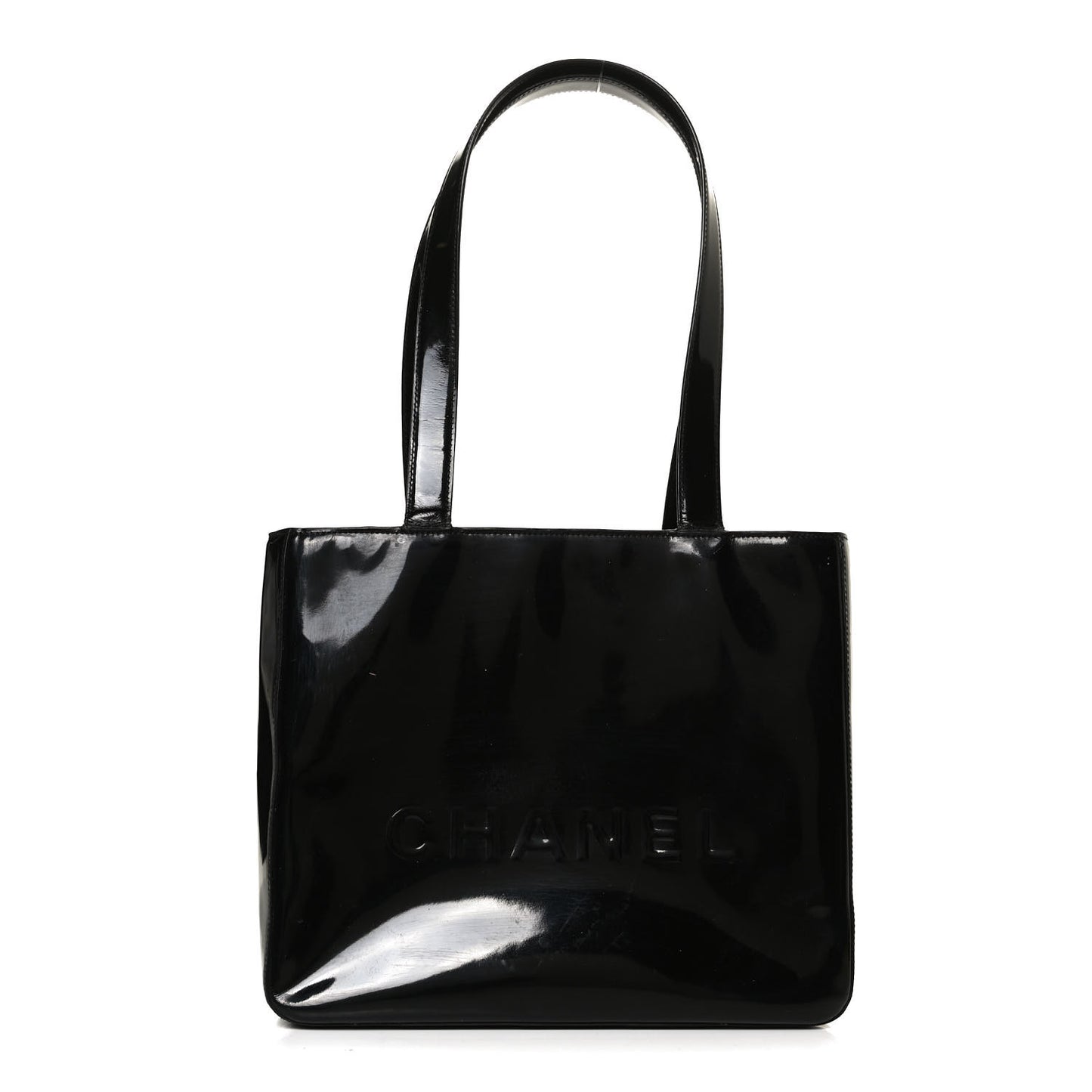 Patent Tote Black
