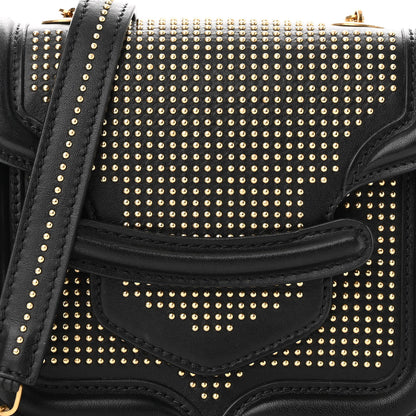 Alexander McQueen Calfskin Studded Mini Heroine Chain Satchel Black 7 of 9
