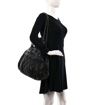 Chanel Iridescent Calfskin Small In The Mix Tote Black 2 of 12