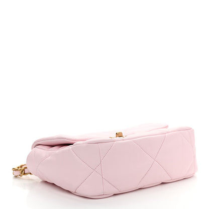 Chanel Lambskin Quilted Medium Chanel 19 Flap Light Pink 4 of 11