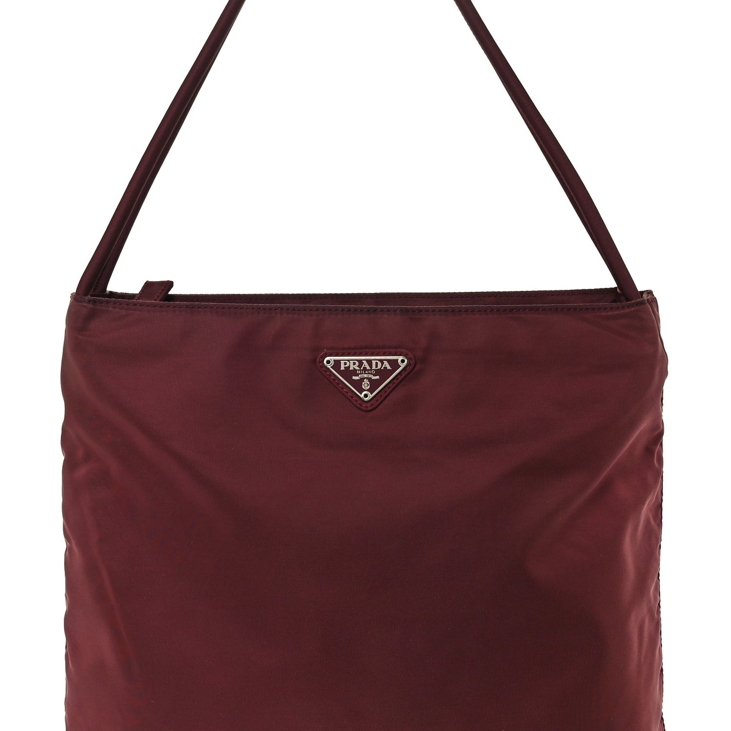 Tessuto Nylon Shoulder Bag Amaranto