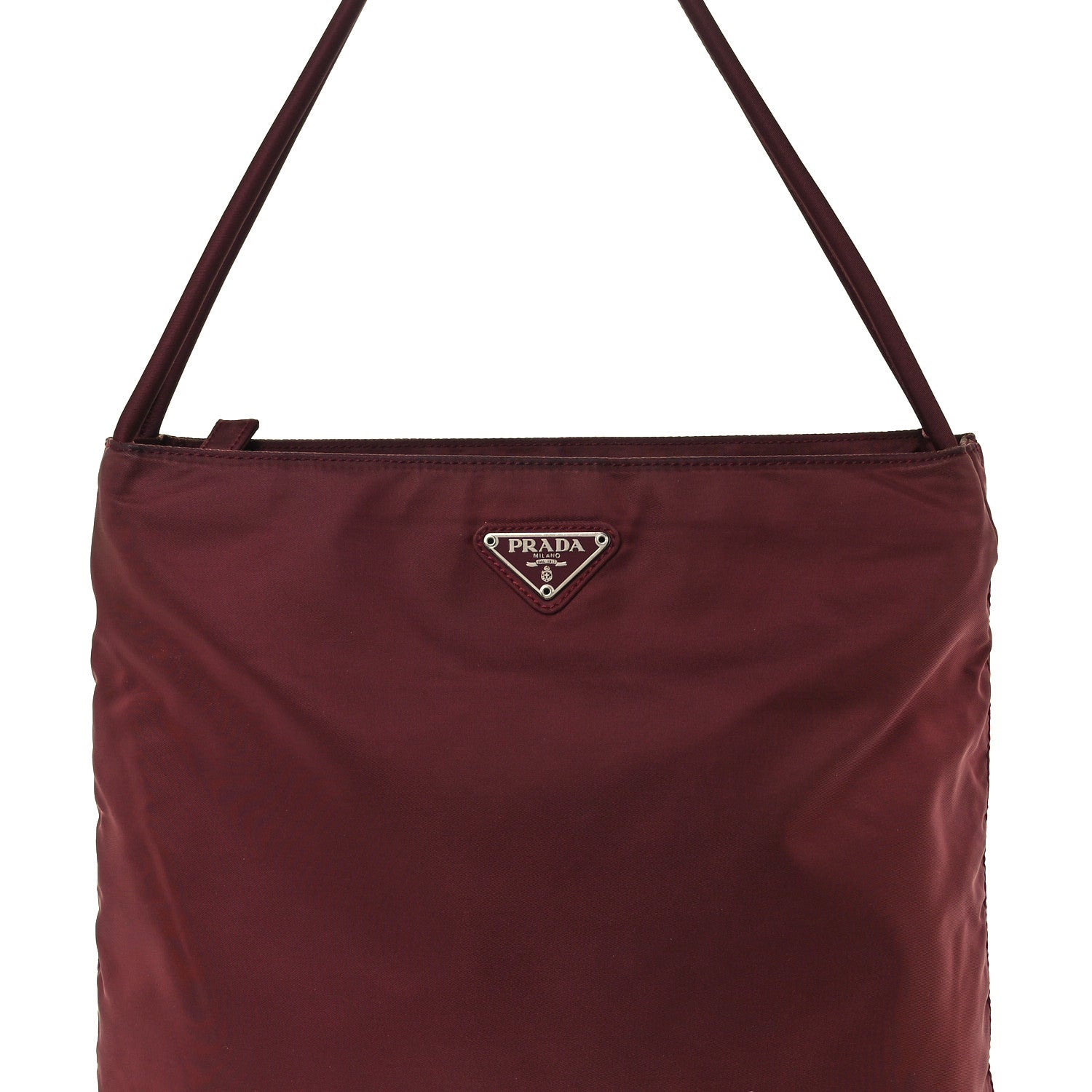 Prada Tessuto Nylon Shoulder Bag Amaranto 8 of 10