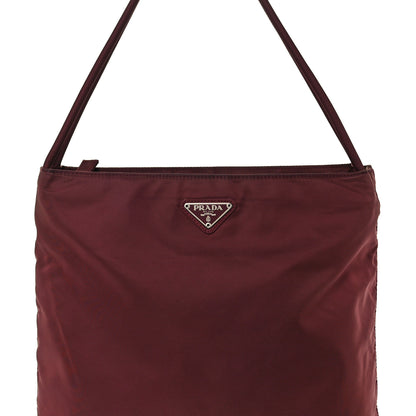 Prada Tessuto Nylon Shoulder Bag Amaranto 8 of 10