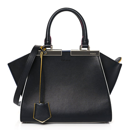 Fendi Vitello Dolce Mini 3Jours Tote Black 1 of 9