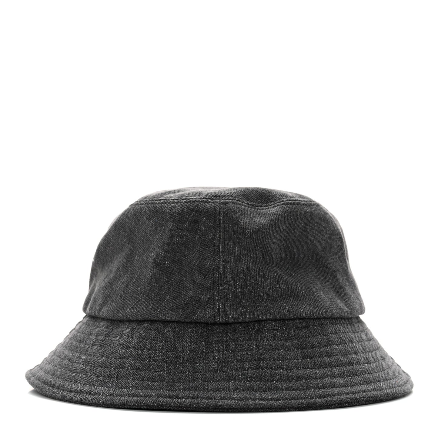 Fabric Logo Bucket Hat M Grey