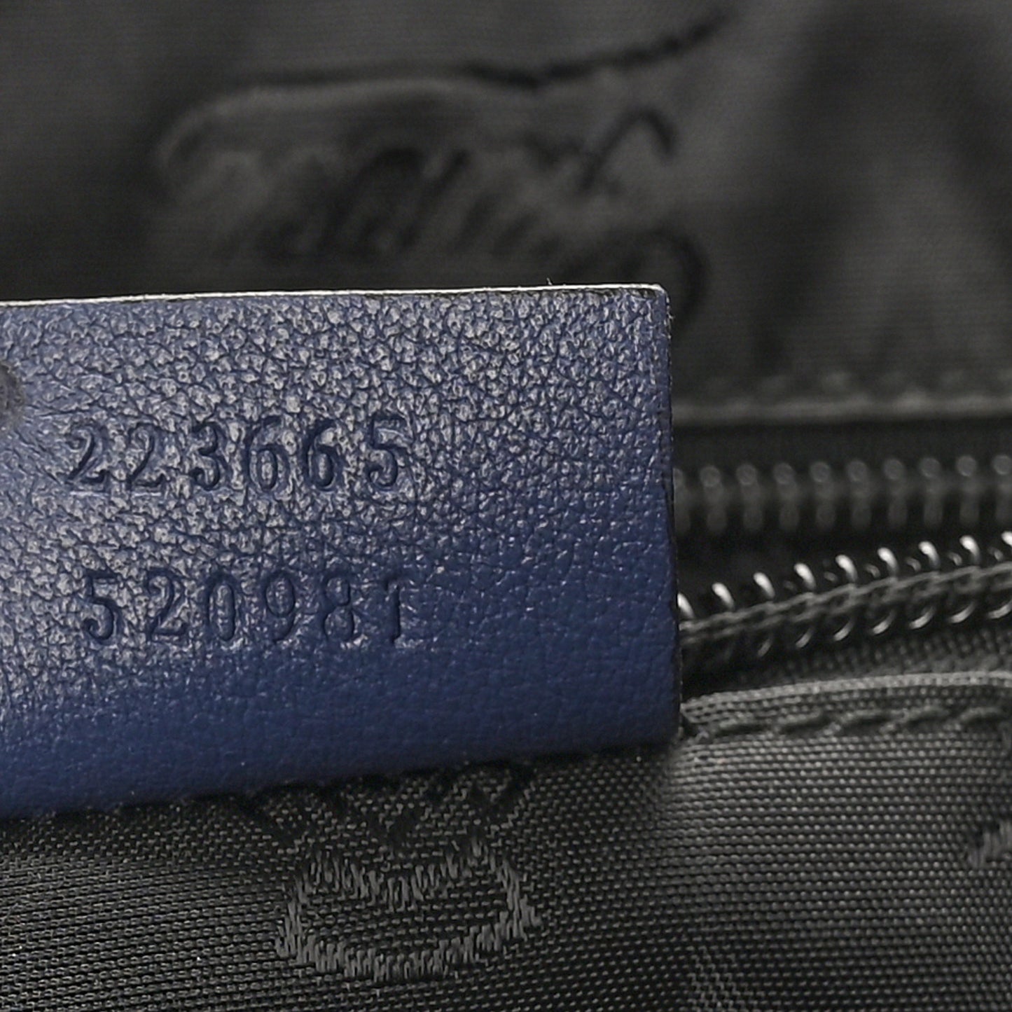 Guccissima Medium Flap Messenger Bag Blue