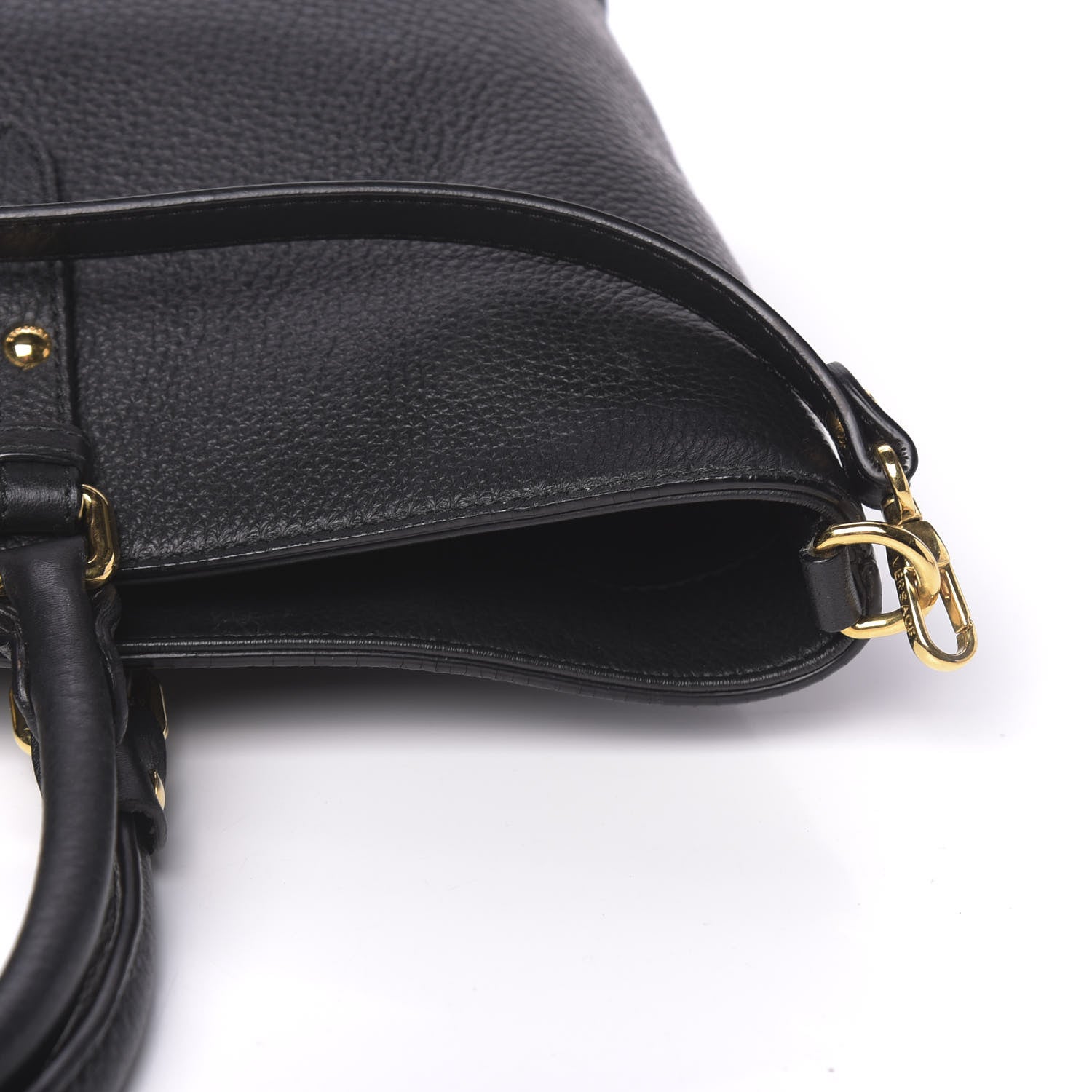 Versace Cervo Embossed Vitello Medusa Tote Black 12 of 15