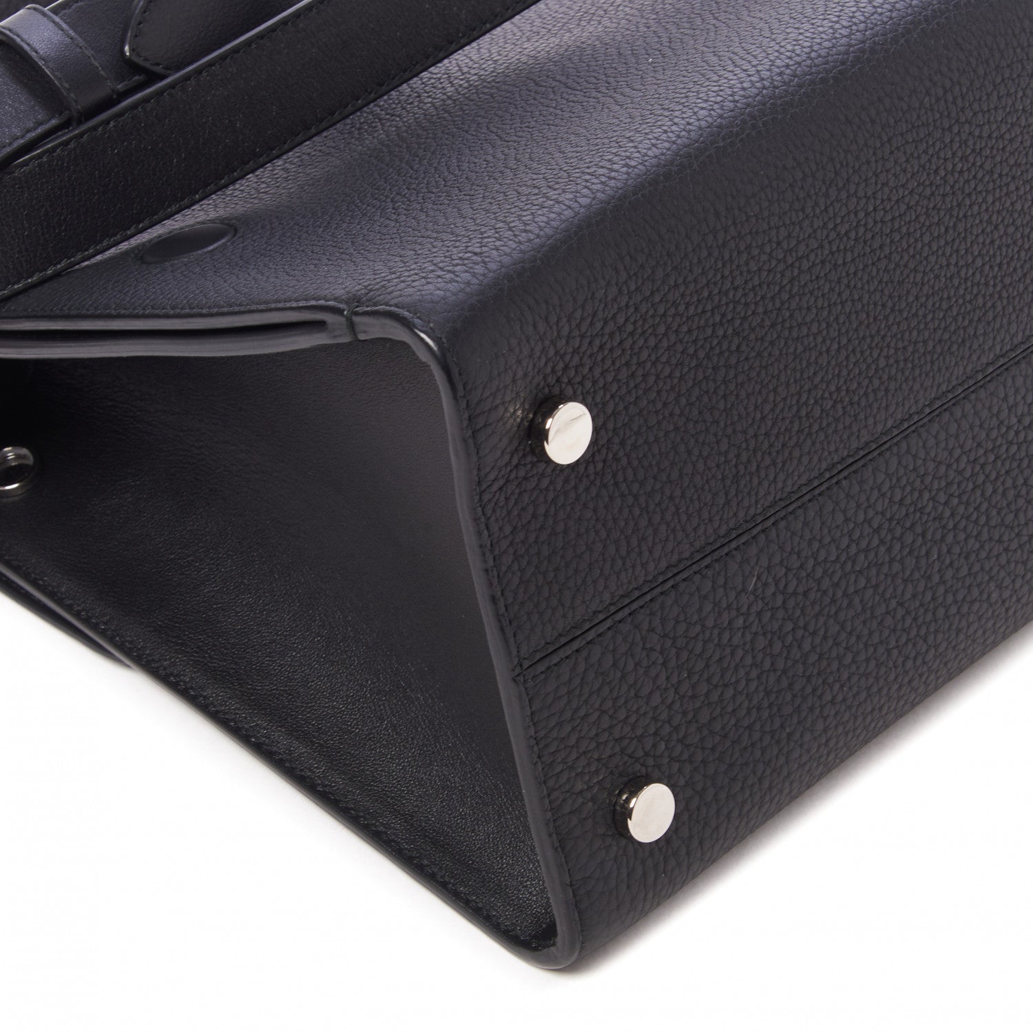 Christian Dior Bullcalf Medium Diorever Flap Black 6 of 9