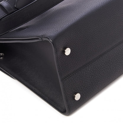 Christian Dior Bullcalf Medium Diorever Flap Black 6 of 9