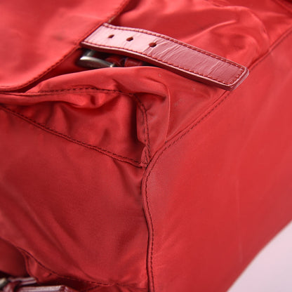 Prada Nylon Vela Medium Backpack Rosso 8 of 13