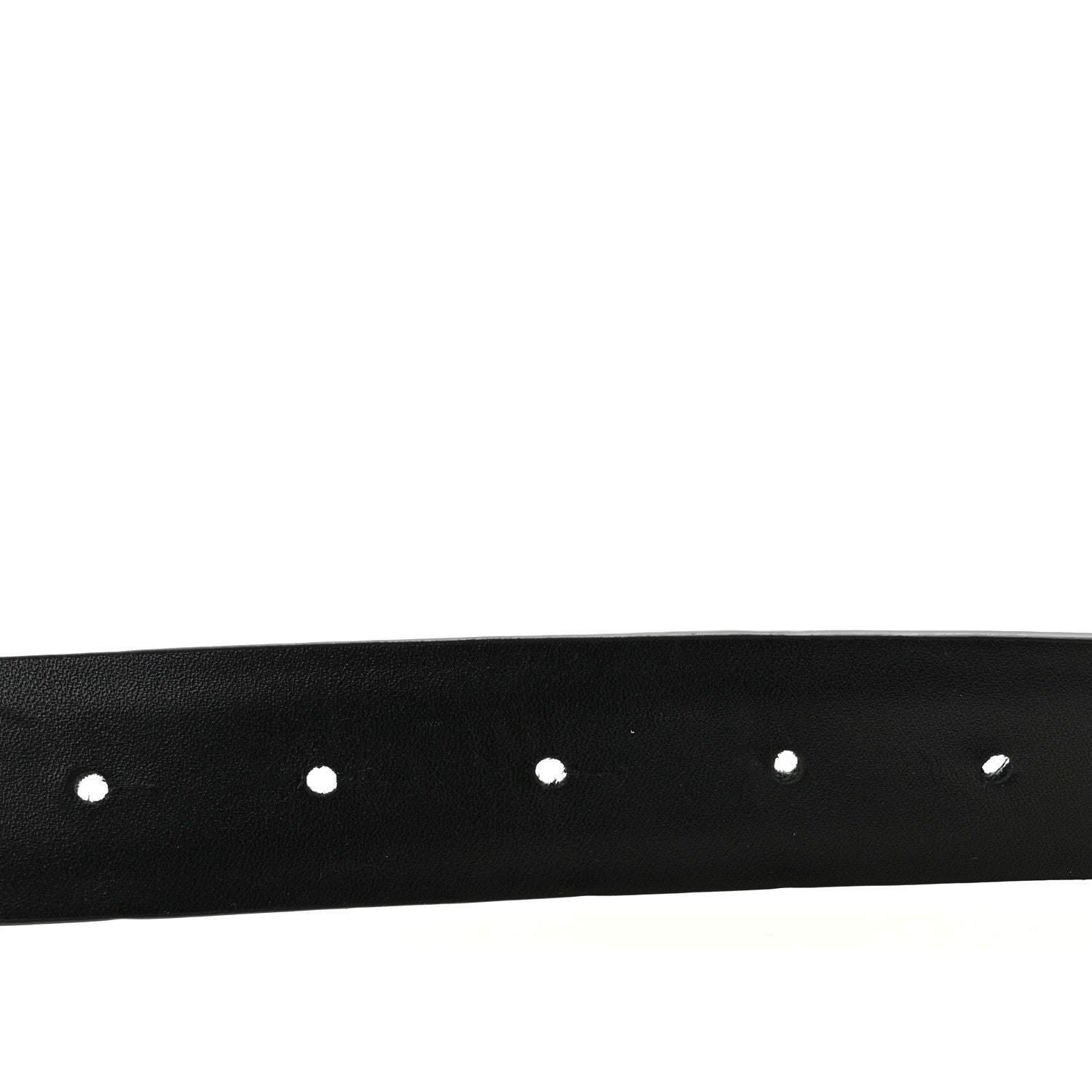 Chanel Calfskin Metal Crystal Quilted CC Belt 85 34 Black 4 of 5