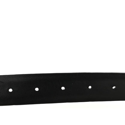 Chanel Calfskin Metal Crystal Quilted CC Belt 85 34 Black 4 of 5