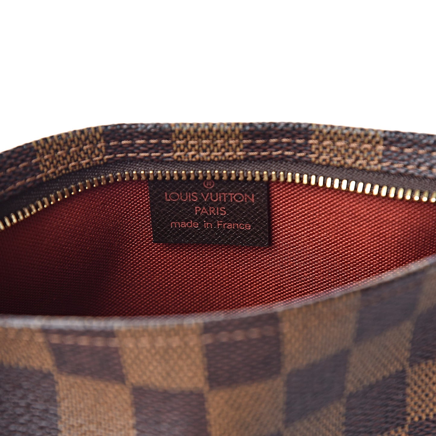 Damier Ebene Trousse Make Up Bag Pochette